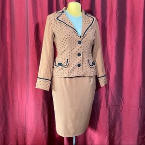 Bettie Page by Tatanya Brown Polka Dot Suit